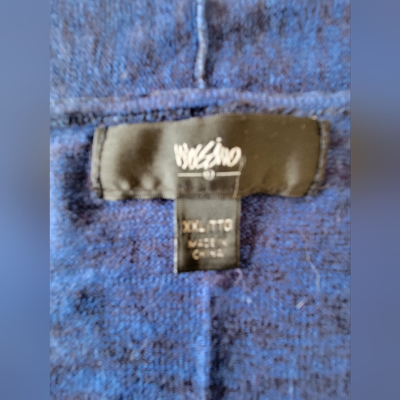 Lightweight long sleeve royal and black cardigan - Picture 4 of 4